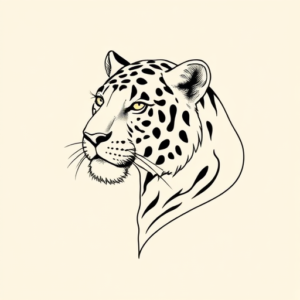 Fine Line Leo Tattoo