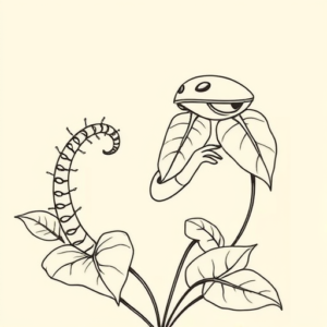 Fine Line Monstera Tattoo