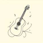 Fine Line Music Tattoo