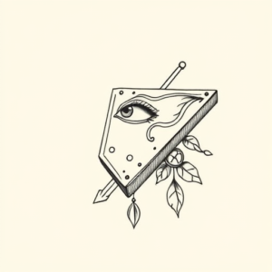 Fine Line Planchette Tattoo