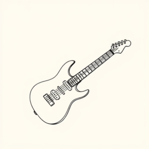 Fine Line Rock Tattoo