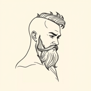 Fine Line Stoic Tattoo