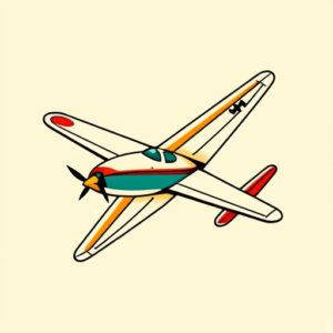 Flash Airplane Tattoo