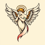 Flash Angel Tattoo