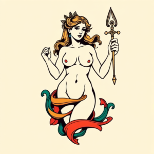 Flash Aphrodite Tattoo