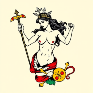 Flash Artemis Tattoo