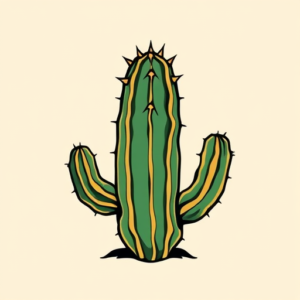 Flash Cactus Tattoo