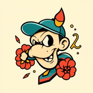 Flash Cartoon Tattoo