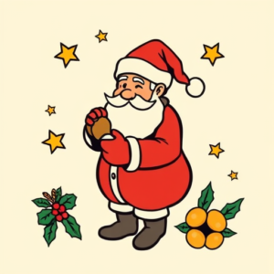 Flash Christmas Tattoo