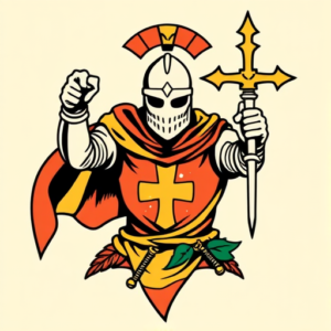 Flash Crusader Tattoo