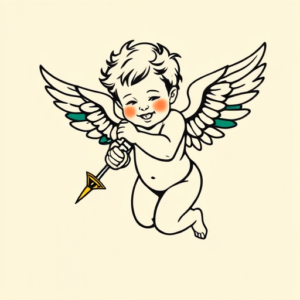 Flash Cupid Tattoo