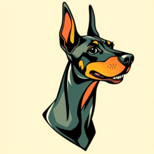 Flash Doberman Tattoo