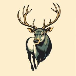 Flash Elk Tattoo