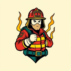 Flash Firefighter Tattoo