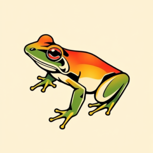 Flash Frog Tattoo