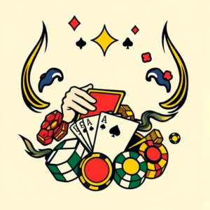 Flash Gambling Tattoo