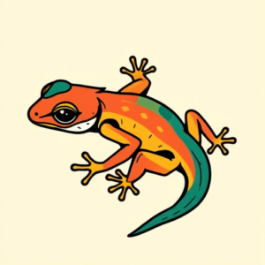 Flash Gecko Tattoo