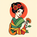 Flash Geisha Tattoo