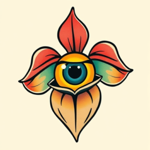 Flash Iris Tattoo