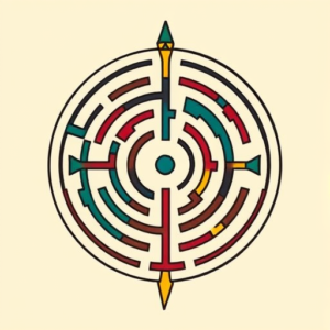 Flash Labyrinth Tattoo