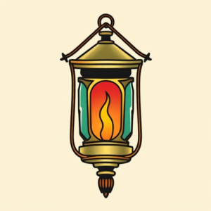 Flash Lantern Tattoo