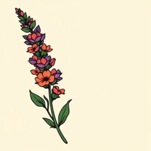 Flash Lavender Tattoo