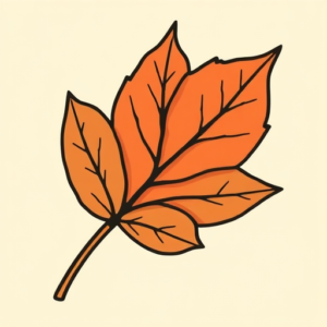 Flash Leaf Tattoo