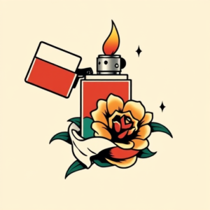 Flash Lighter Tattoo