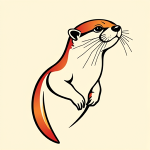 Flash Otter Tattoo
