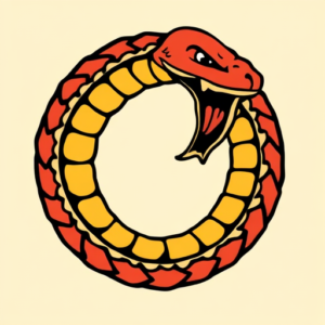 Flash Ouroboros Tattoo