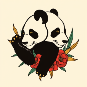 Flash Panda Tattoo