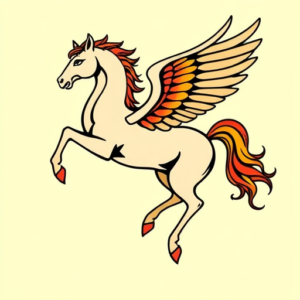 Flash Pegasus Tattoo