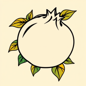 Flash Pomegranate Tattoo