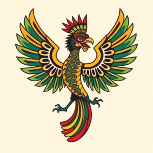 Flash Quetzalcoatl Tattoo