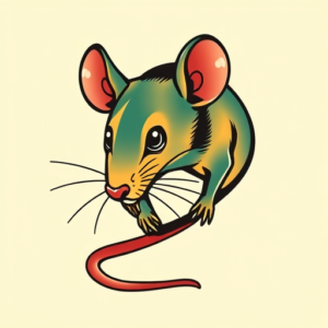 Flash Rat Tattoo