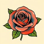 Flash Rose Tattoo