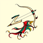 Flash Sagittarius Tattoo