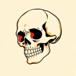 Flash Skull Tattoo