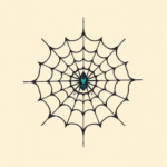 Flash Spiderweb Tattoo