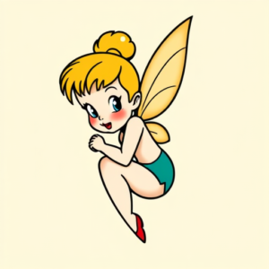 Flash Tinkerbell Tattoo