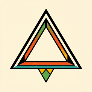 Flash Triangle Tattoo