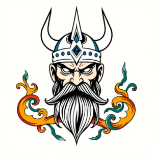 Flash Viking Tattoo