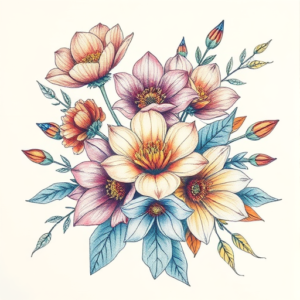 Floral Apollo Tattoo