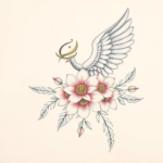 Floral Archangel Tattoo