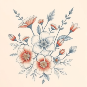 Floral Botanical Tattoo