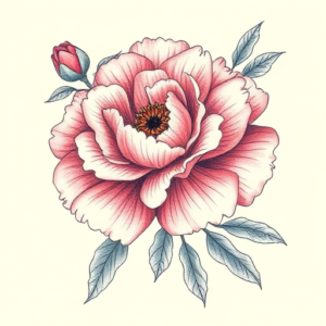 Floral Carnation Tattoo