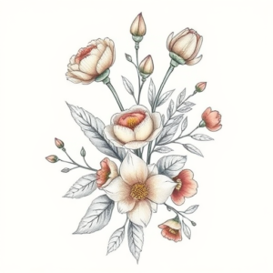 Floral Chef Tattoo