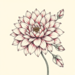 Floral Chrysanthemum Tattoo