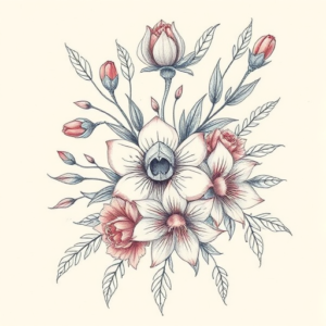 Floral Crusader Tattoo