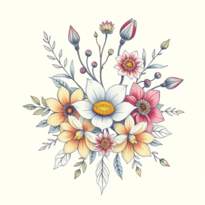 Floral Dna Tattoo